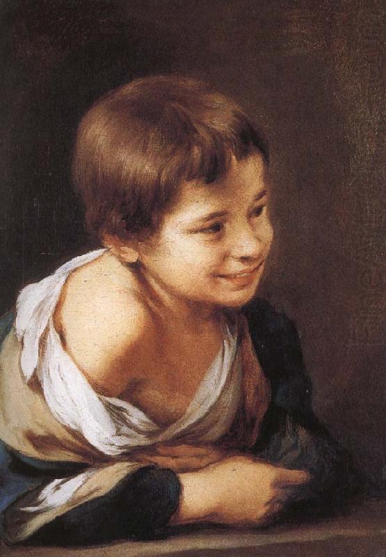 Bartolome Esteban Murillo Window, smiling boy china oil painting image